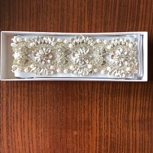 Rhinestone with ribbon sash